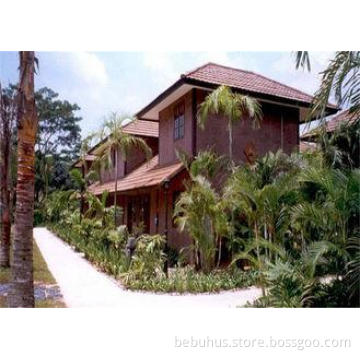 Energy Saving Steel Prefab Container Chalet House with Indo